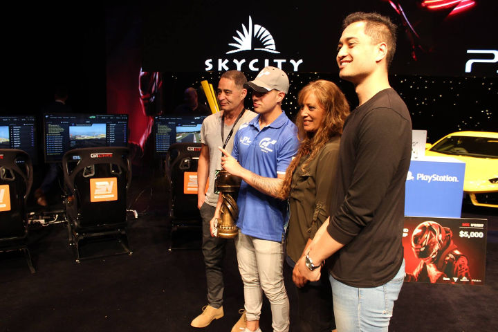 Gran Turismo NZ 2017 Champion Faine Kahia after the tournament