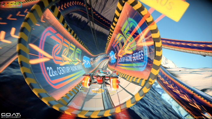 Screenshot from the PAX Australia build of 22 Racing Series