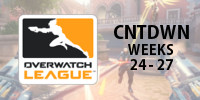Overwatch Tier Rankings: Overwatch League Countdown (Weeks 24-27)
